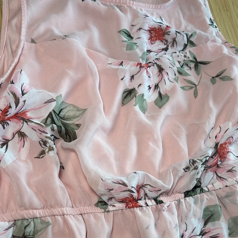 As U Wish Pink Floral Midi Dress - Picture 3 of 7